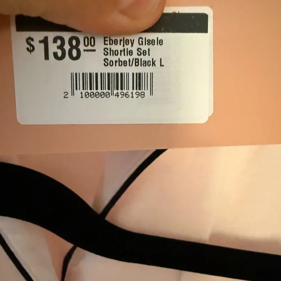 Eberjey Gisele Sorbet Short Sleeve Pajama Set - NWT - Picture 7 of 10